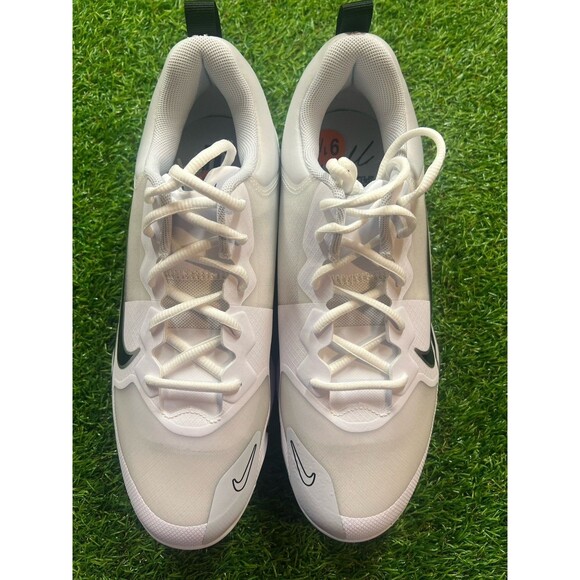 Nike Force Zoom Trout 9 Pro Baseball Cleats Men’s 8.5 Metal White Black NEW main image 6